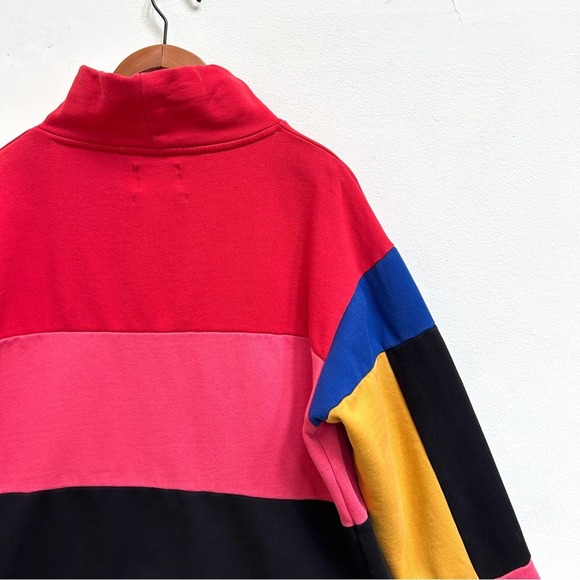 Urban Outfitters Colorblock Sweatshirt - Red, Pink, Blue, Yellow, Black - Picture 5 of 9
